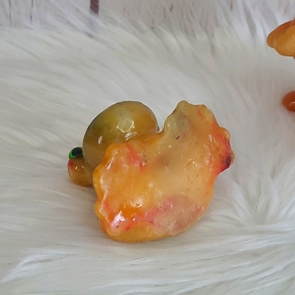 Vintage 70s Pair of Rainbow Wax Animal Candles Candle Frog Dog Spaniel Puppy - Picture 13 of 17